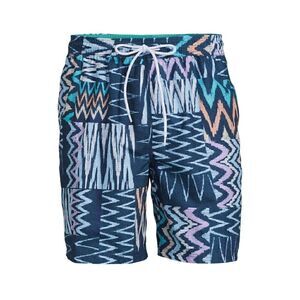 NEW with tags Men's & Big Men's Novelty Print 7" Swim Trunks, Size 3XL